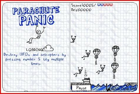 Parachute Panic+Touch Screen/Stylus /   