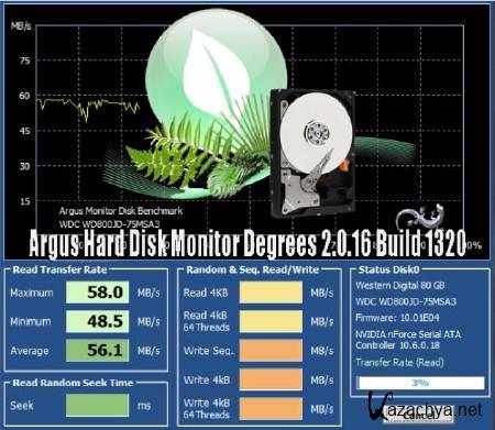 Argus Hard Disk Monitor Degrees 2.0.16 Build 1320