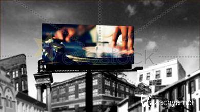 City Billboard - Project for After Effects (Revostock)