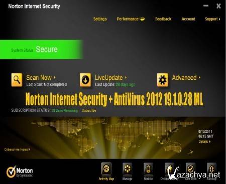 Norton Internet Security + AntiVirus 2012 19.1.0.28 ML