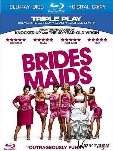    / Bridesmaids [UNRATED] (2011) BDRip 720p