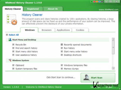 WinMend History Cleaner v1.3.9.0