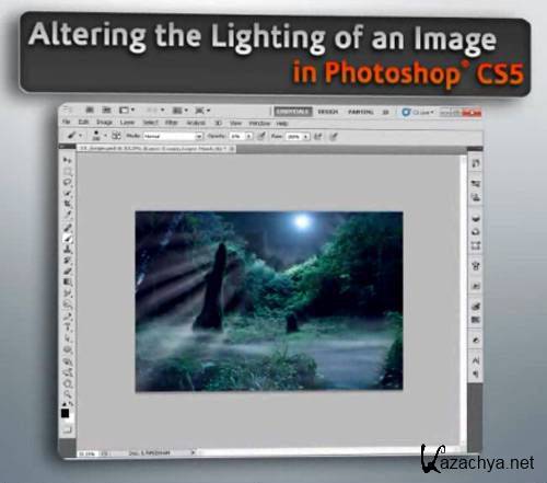 Using Photoshop CS5 to Alter the Lighting of an Image
