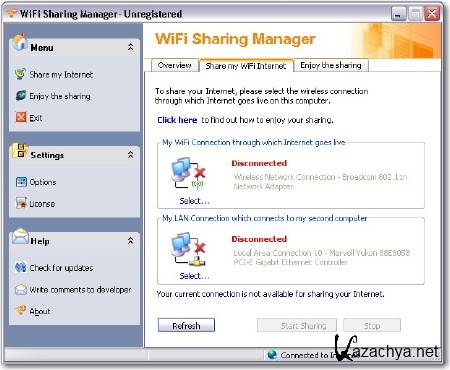 WiFi Sharing Manager v2.0.0