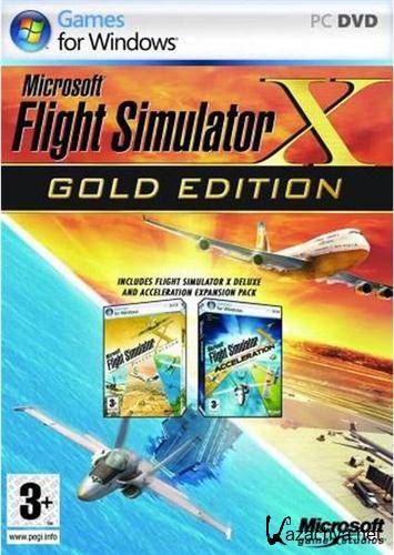 Microsoft Flight Simulator X (Deluxe Edition) +  ( ) (2007/PC) -   