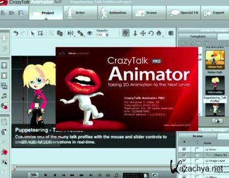 Reallusion CrazyTalk Animator 1.2.2010.1 PRO : English (2011) 