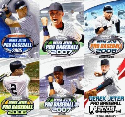 Derek Jeter Pro Baseball 2005, 2006, 2007, 2008, 2009