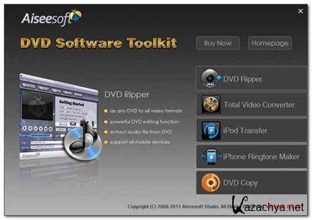 Aiseesoft DVD Software ToolKit 6.2.18