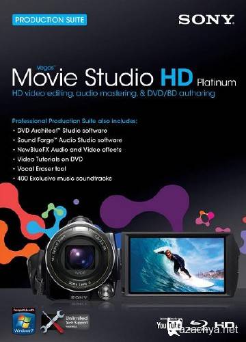 Sony Vegas Movie Studio HD Platinum 11 Production Suite 11.0.256 (2011/Multi/436mb)