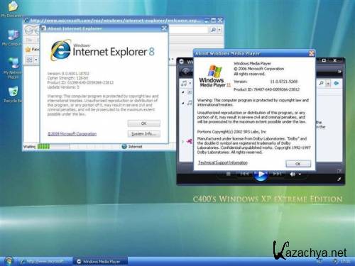 c400's Windows XP Corporate SP3 eXtreme Edition 13.3 
