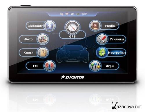 GPS Navigation Digma DS600BN Eorope Map WinCe 2011
