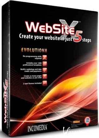 Incomedia WebSite X5 Evolution 8.0.0.16 [Multi/Rus]