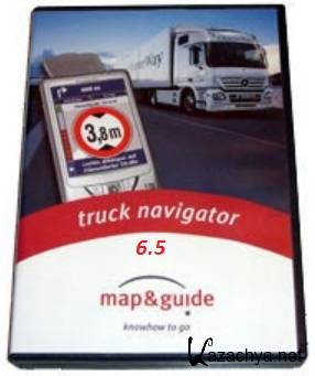 Map & Guide Truck Navigator 6.5 PC (2011, Multi+) Europe Map + Crack
