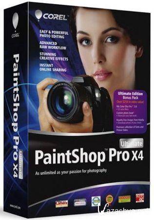Corel Paint Shop Photo Pro X4 14.0.0.332 Portable (Rus/Eng)