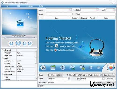 Joboshare DVD Audio Ripper v3.2.1.1024