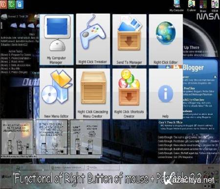 Functional of Right Button of mouse + Portable 2.2
