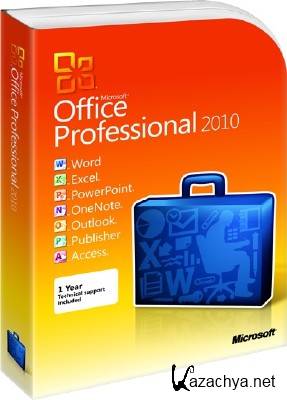 Microsoft Office 2010 Professional Plus SP1 Volume DG Win&Soft 2011.11 (en-US, ru-RU, uk-UA) [x86]