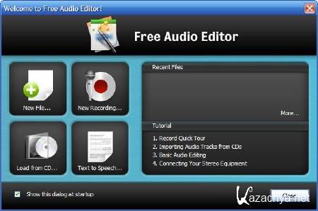 Free Audio Editor 2011 7.3.1  Portable