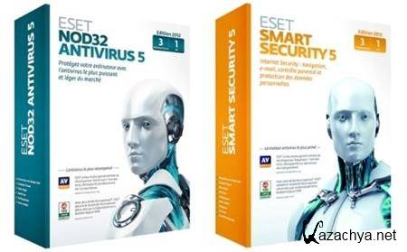 ESET NOD32 Antivirus 5.0.94.8 + ESET Smart Securty 5.0.94.8 + ESET NOD32 AntiVirus Business Edition 5.0.94.4+ESET Smart Security Business Edition 5.0.94.4 + TNod v. 1.4.1 FINAL
