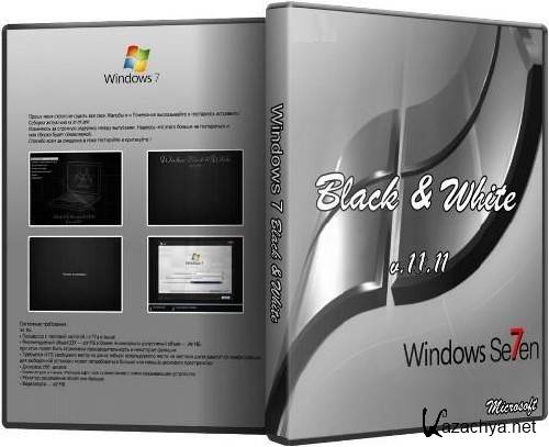 Windows 7 Black / White Sp1 v.11.11 x86/x64