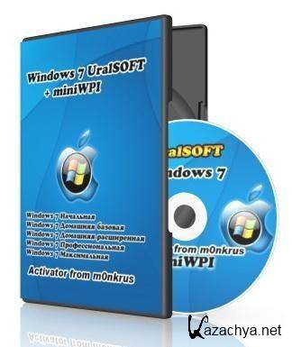Windows 7 x86 UralSOFT+mini WPI v.6.1.08