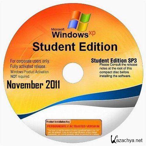 Microsoft Windows XP SP3 Corporate Student Edition November 2011 (ENG/RUS)