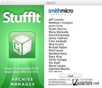 Stuffit Deluxe 2011 15.0.4 for Mac OS (2011, English) + Crack