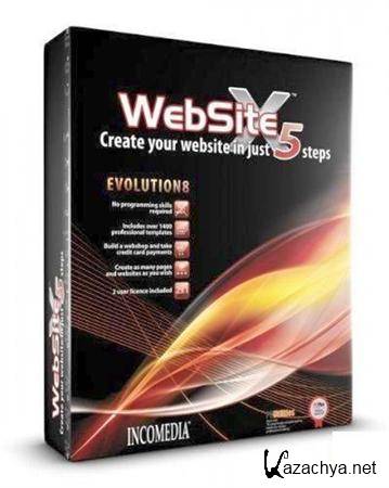 Incomedia WebSite Evolution X5 9.0.2.1699 portable by moRaLIst