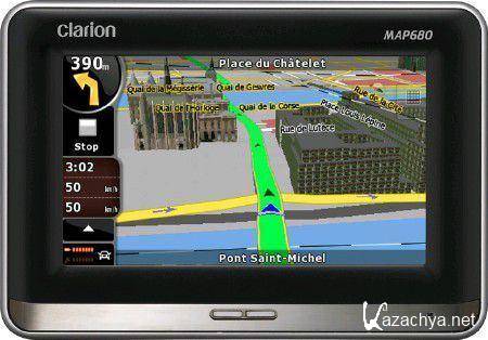 GPS Clarion [ v.04.20.08, Map680, recovery disk,  , Navitel, 2010 ]