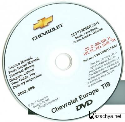 GM DAT TIS: Chevrolet Europe Technical Information System [2011]