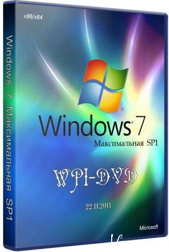 Microsoft Windows 7  SP1 x86/x64 WPI - DVD 22.11.2011