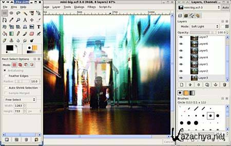 GIMP v 2.6.4 + GTK0 v 2.14.4  Windows