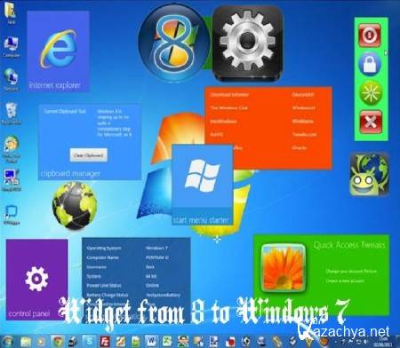 Widget from 8 to Windows 7
