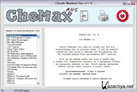 CheMax 11.6 RuS Portable -     