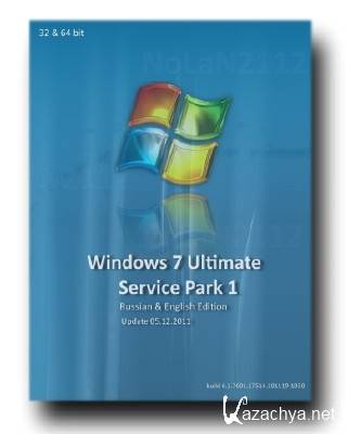 Microsoft Windows 7 Ultimate SP1 32-64 bit crystal by nolan2112 (Ru/Eng)