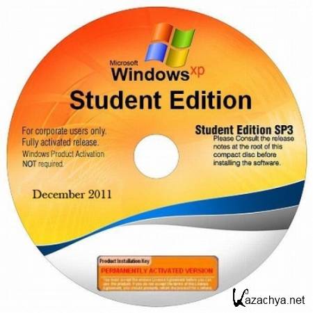 Windows XP SP3 Corporate Student Edition ENG/RUS (December 2011)