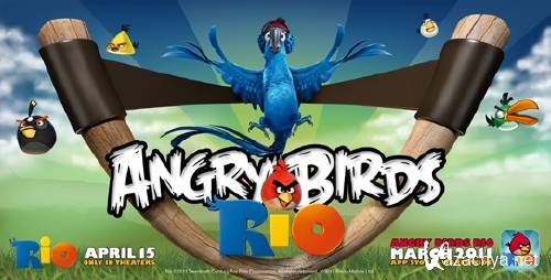 Angry Birds Rio 1.3.0 + 1.3.2 + 1.4.0 [, 640360, ENG]