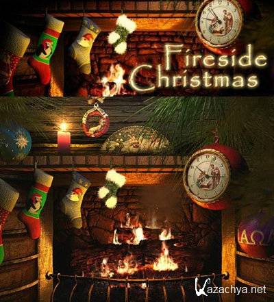 Fireside Christmas 3D Screensaver 1.0.8