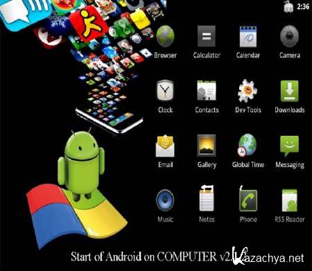 Start of Android on COMPUTER v2.1.2