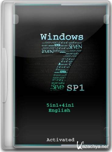 Windows 7 SP1 5in1+4in1 English (x86/x64) 02.01.2012