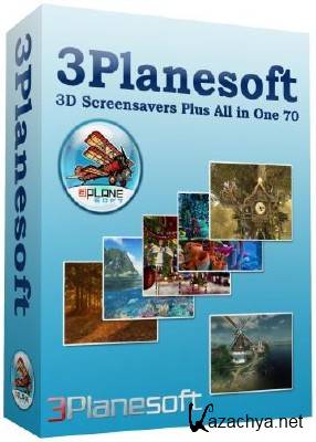 3Planesoft 3D Screensavers Plus  x 86 / x 64 2011 / ENG / RUS / Repack