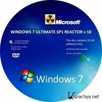 ASUS  .  Windows 7 Ultimate SP1 x86 REACTOR v10