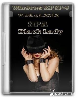 Windows XP SP3 SPA Black Lady v.0801 (2012)