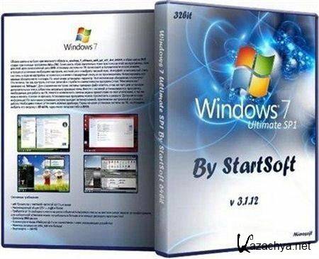 Windows 7 Ultimate SP1 By StartSoft 32bit 3.1.12