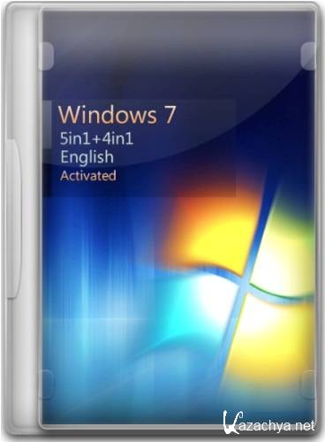 Windows 7 SP1 5in1+4in1 English (x86/x64) 16.01.2012