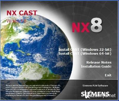 SIEMENS PLM NX 8.0 CAST x86+x64 [2011, ENG]