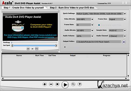  Acala DivX DVD Player Assist 6.0.7 (2012) 