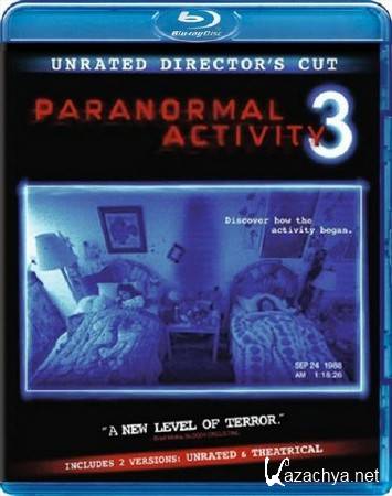   3 / Paranormal Activity 3 [UNRATED] (2011/BDRip/HDRip/700Mb)