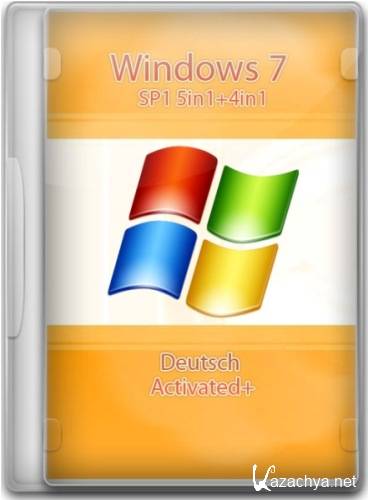 Windows 7 SP1 5in1+4in1 Deutsch (x86/x64) 19.01.2012