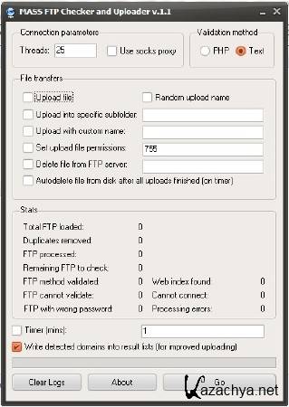 MASS Ftp checker and Uploader v1.1 (2011/ENG)